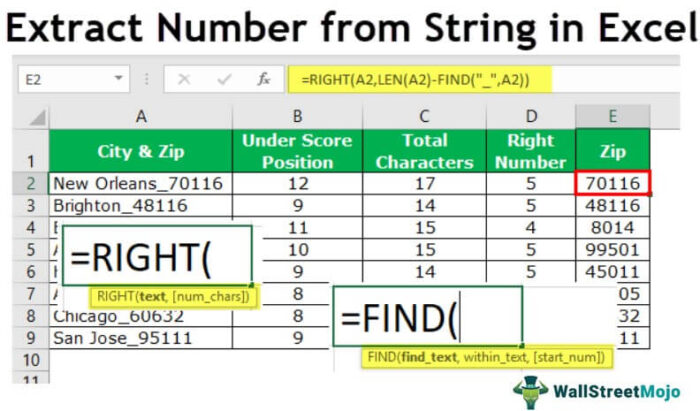 Ekstrak Angka dari String Excel