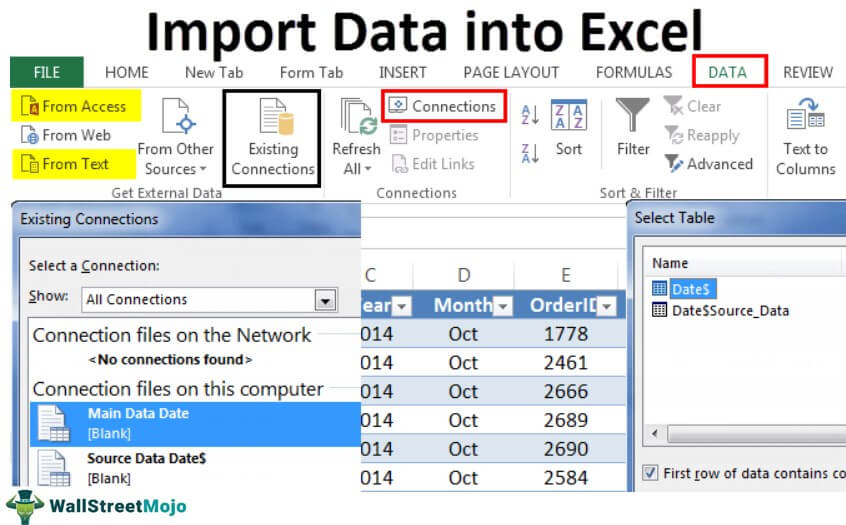 Impor Data ke Excel
