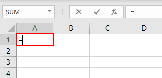 Sisipkan Fungsi di Excel