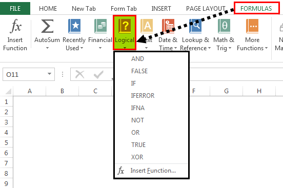 Tes Logika di Excel