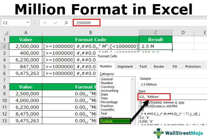 Format Angka ke Jutaan & Ribuan di Excel