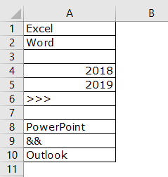Hitung Baris di Excel