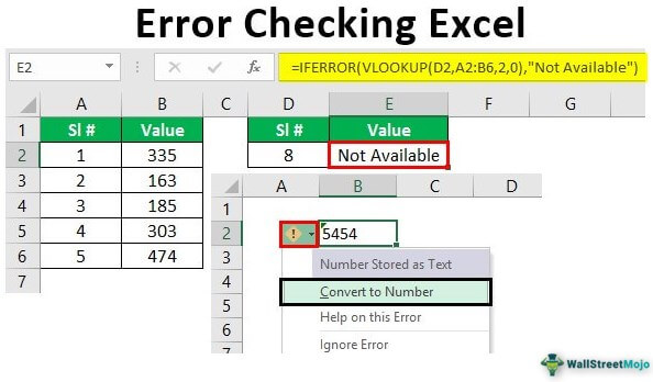 Temukan Kesalahan di Excel
