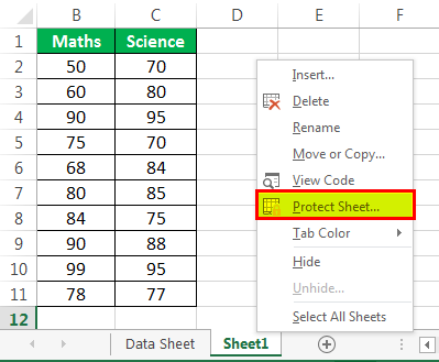Lindungi Lembar di Excel