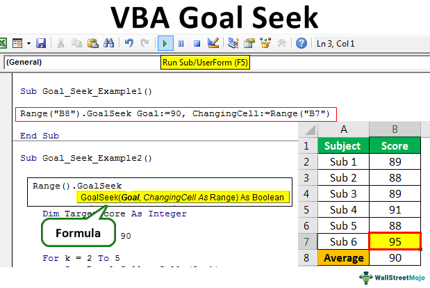 VBA Goal Seek