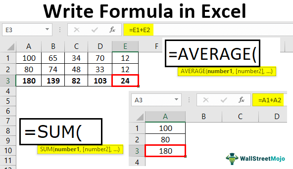 Tulis Rumus di Excel