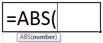 Fungsi ABS Excel (Mutlak)