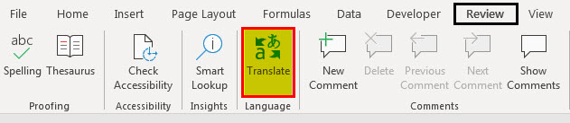 Excel Terjemahan